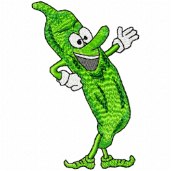 Funny Veggies Embroidery Design 5 Funny Veggies Embroidery Design 5